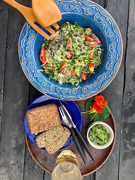 Healthy food at Vishuddhi